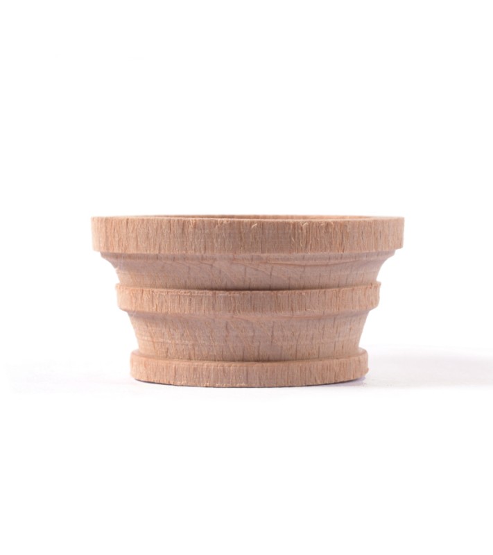 Cofa en Madera de Haya Dia. 38 mm / Alto 19 mm (1 Unidad)...