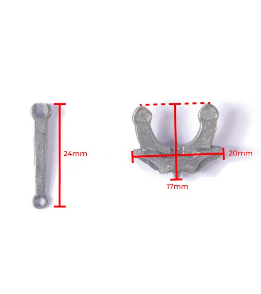 Ancla Articulada de 41 mm para Modelismo Naval