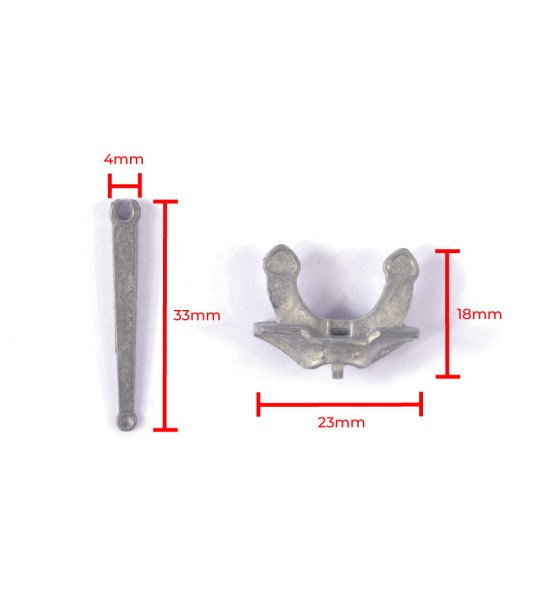 Ancora snodata da 51 mm per modellismo navale