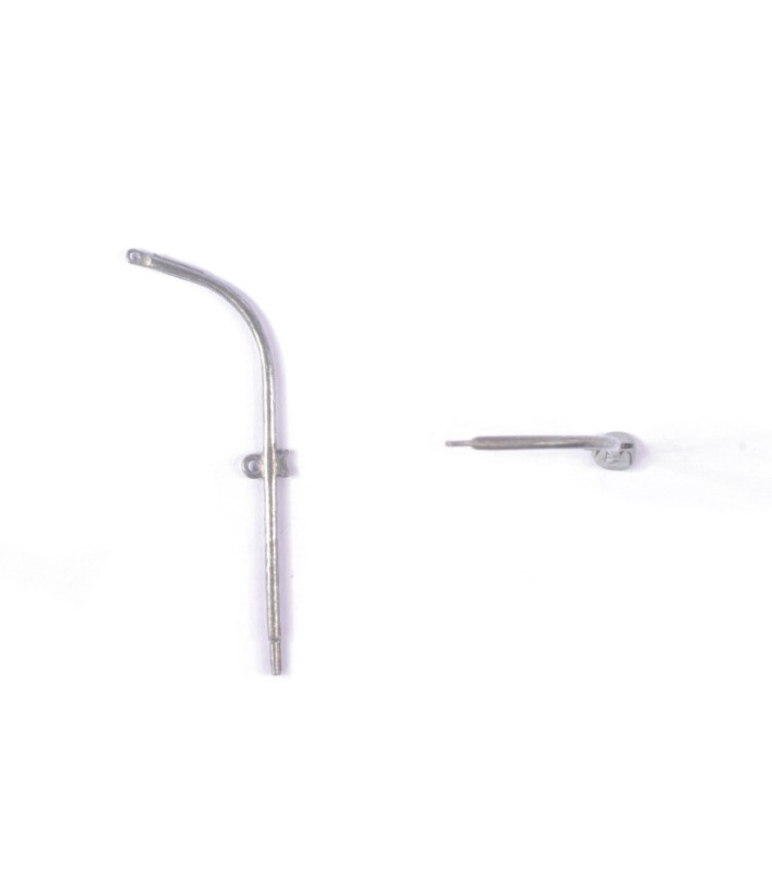 Båt Davit i metall 61 mm (4 st.) för modellskeppsbygge 2