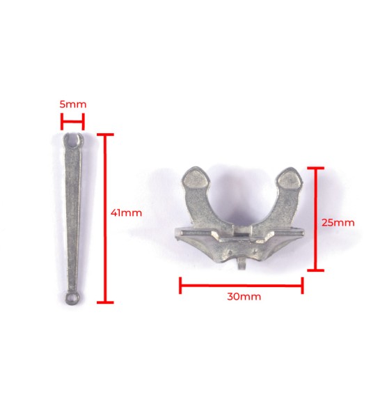 Ancre articulée de 60 mm pour la modélisation navale