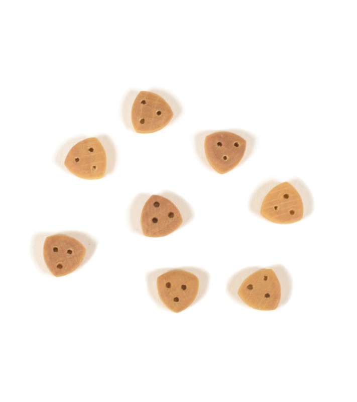 Triangulärt Deadeye i buxbom Dia. 7 mm (8 Units) för... 2