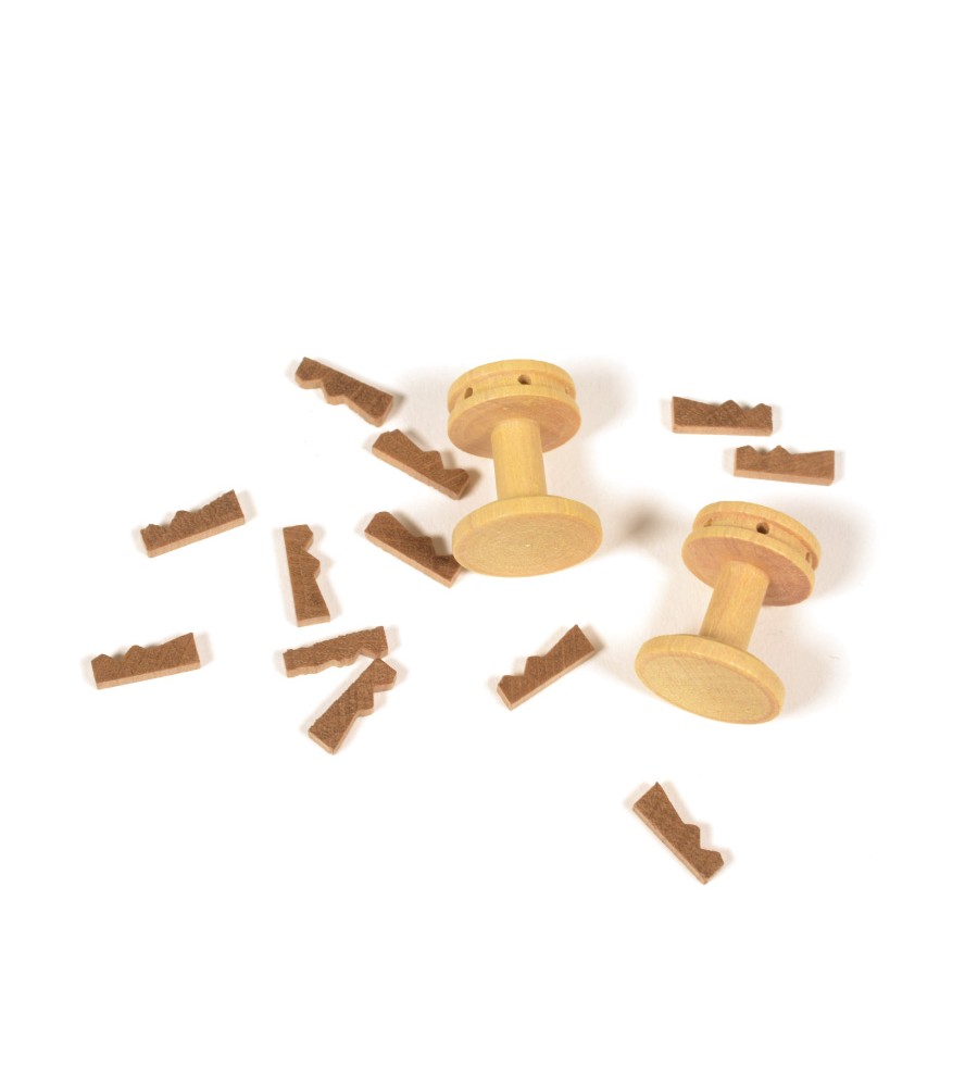 Beuken verticale lier 20 mm (2 stuks) en...