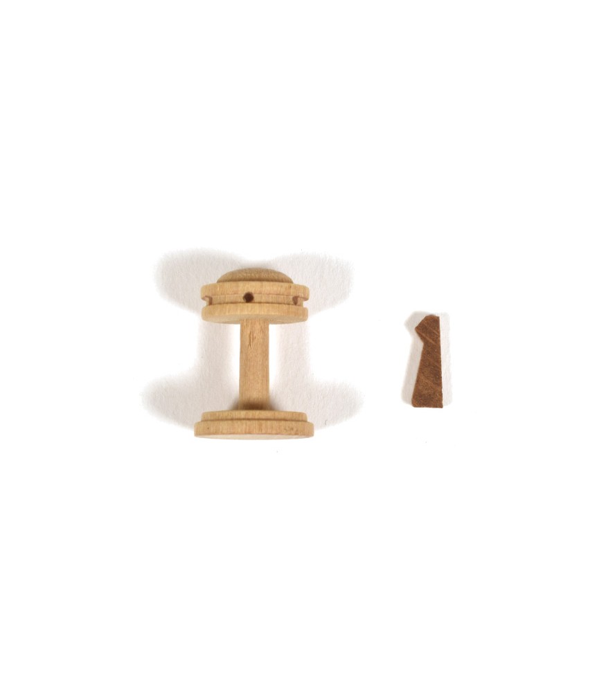 Vertical Beech Winch 16 mm (2 pcs.) and Walnut...