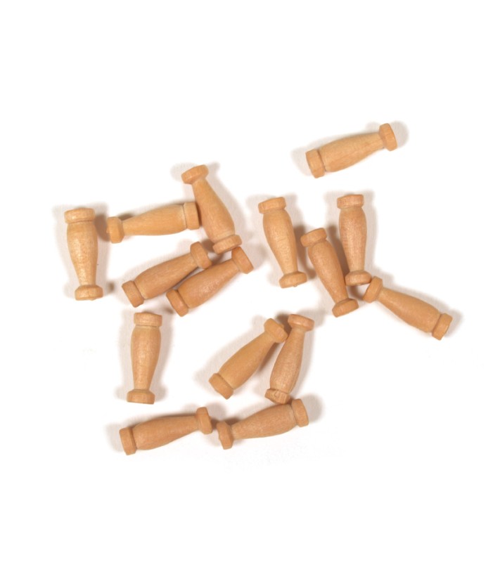 Coluna de buxo 14 mm (15 unid.) para modelação naval 2