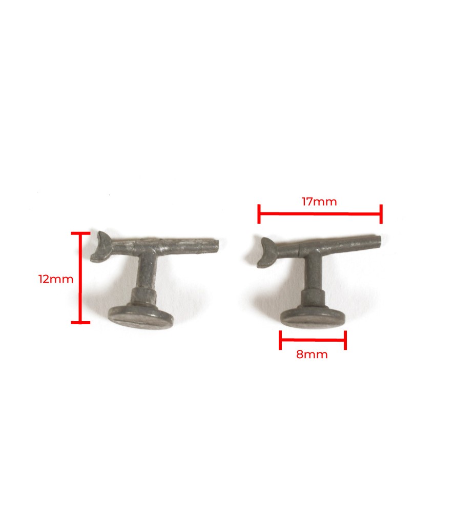 Canon Salut 17 x 12 mm (2 Unités)