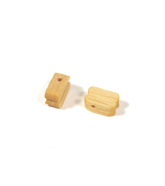 Poulie en Bois de Buis 6 mm (18 Unités) pour Modélisme Naval