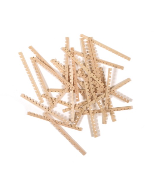 Drewniane panele brzozowe 53 mm (30 szt.) do modelarstwa morskiego