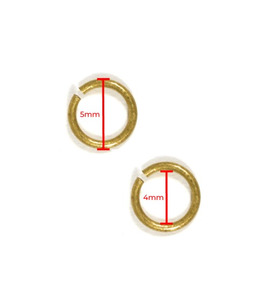 Anneau de Laiton Diam. 4 mm (100 Unités)