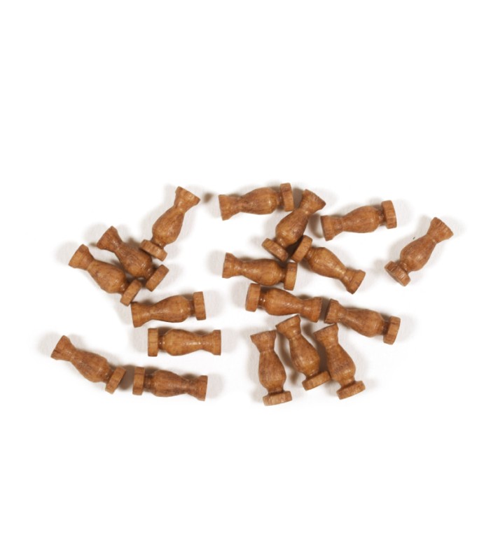 Columna de Madera de Nogal 8 mm (18 Unids.) para... 2