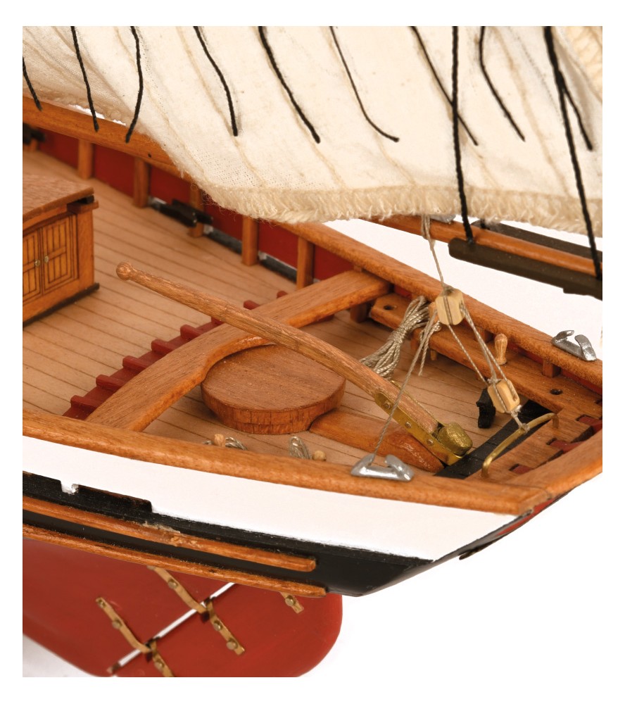Kutter Jolie Brise 1:50, Holzmodellschiff