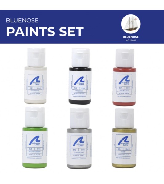 Pack de Pinturas Maquetas: Barco Bluenose II