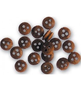 Deadeye i valnötsträ Dia. 4 mm (18 Units) för...