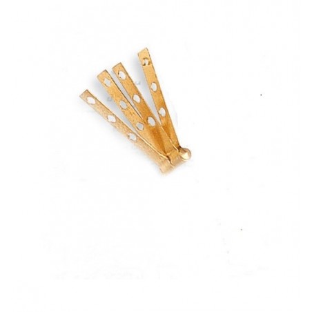 Messing roerscharnier 3x20 mm (2 stuks)