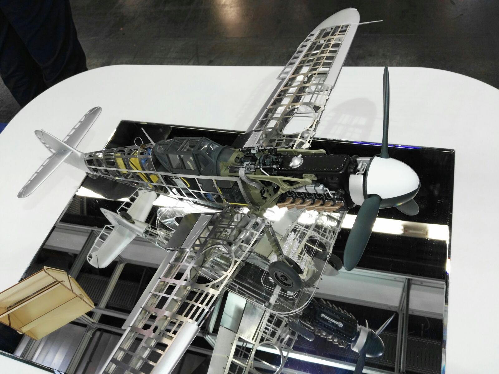 Aircraft modeling. Metal and photoetched model Messerschmitt BF 109G (20356).