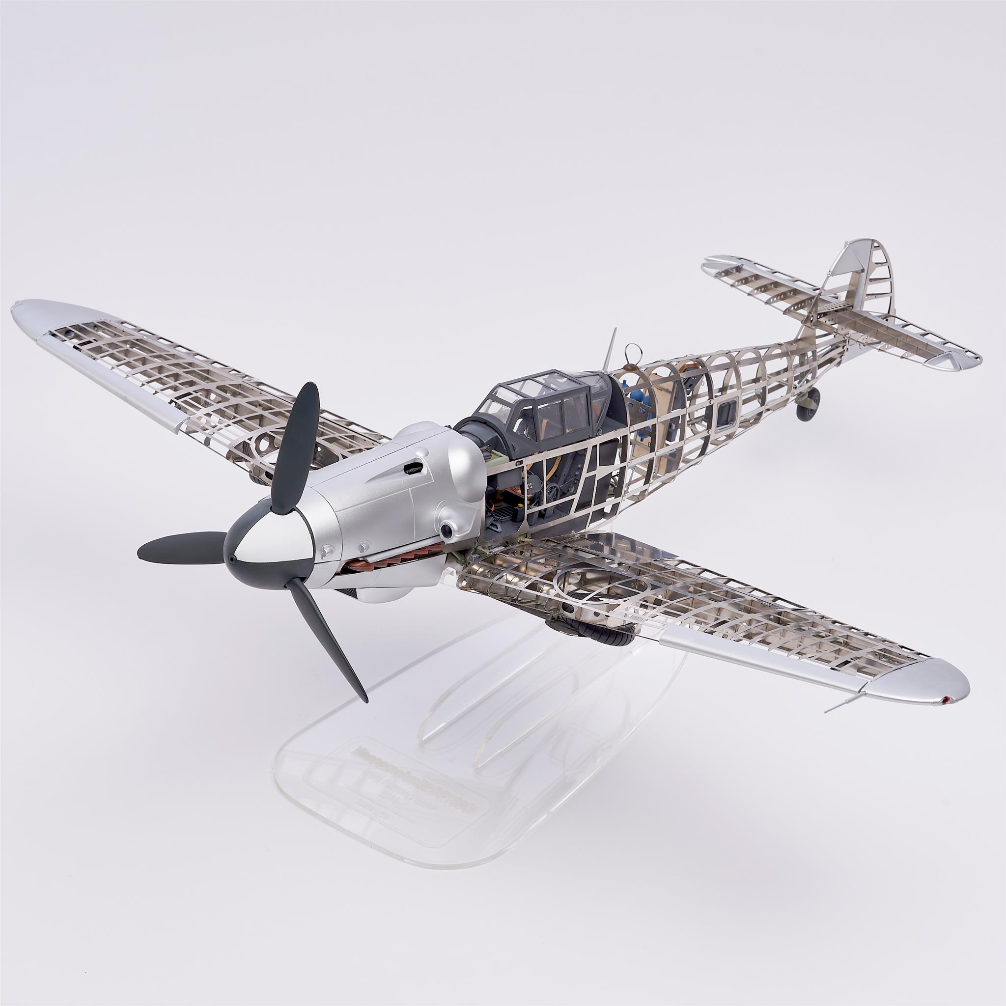 Maquette avion de chasse allemand Messerschmitt BF 109G.