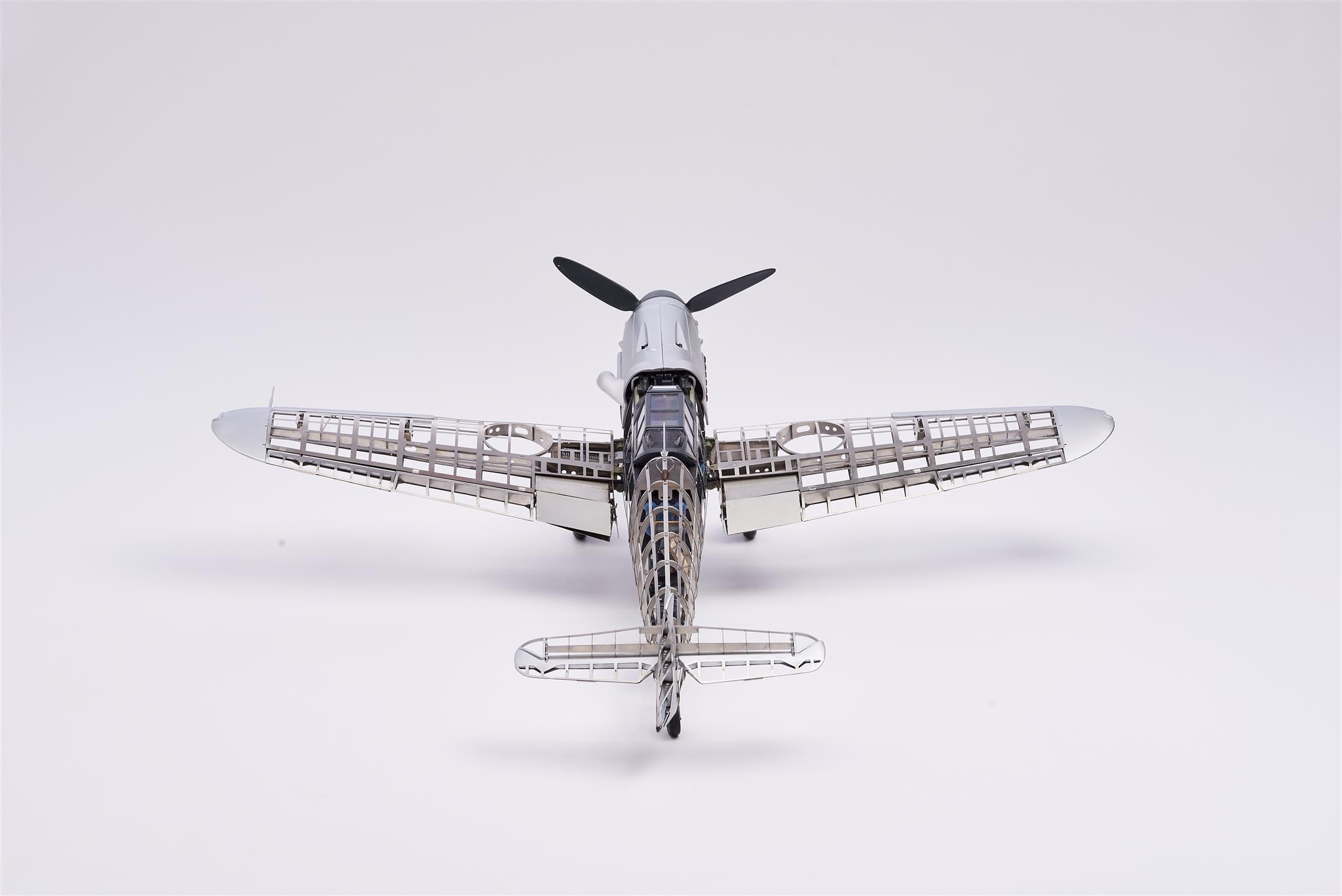 BF 109G German fighter model is aimed at experts modelers.