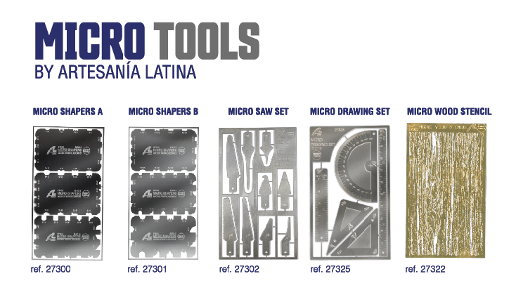 Micro Rigging Tools for Ship Model (artesania Latina) - Artesania