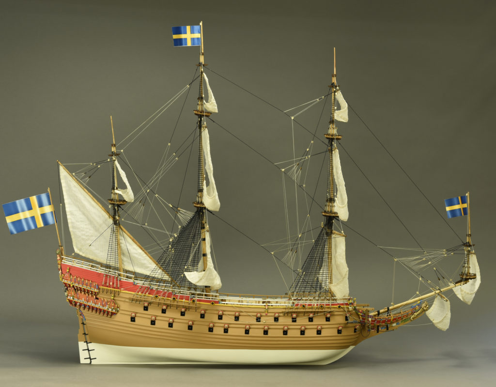 Histoire du Vasa. Maquette en Bois du Navire de Guerre Suédois Vasa 1/65.