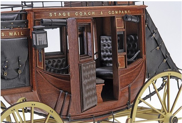 Model Building in Wood and Metal. 1/10 Scale Model StageCoach 1848 (20340).
