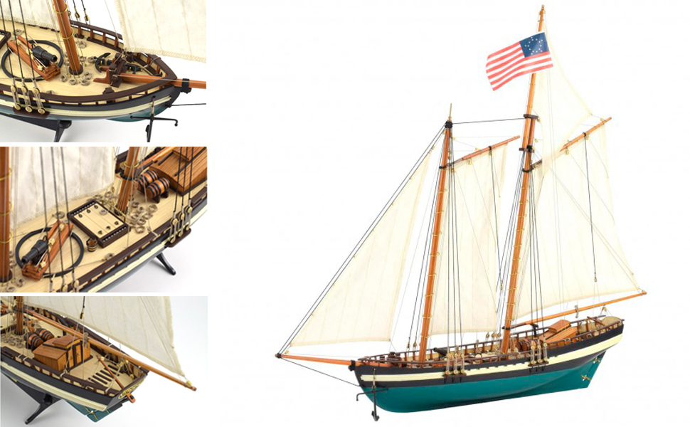 Ship Model Kit: Virginia American Schooner (22115) from Artesania Latina.