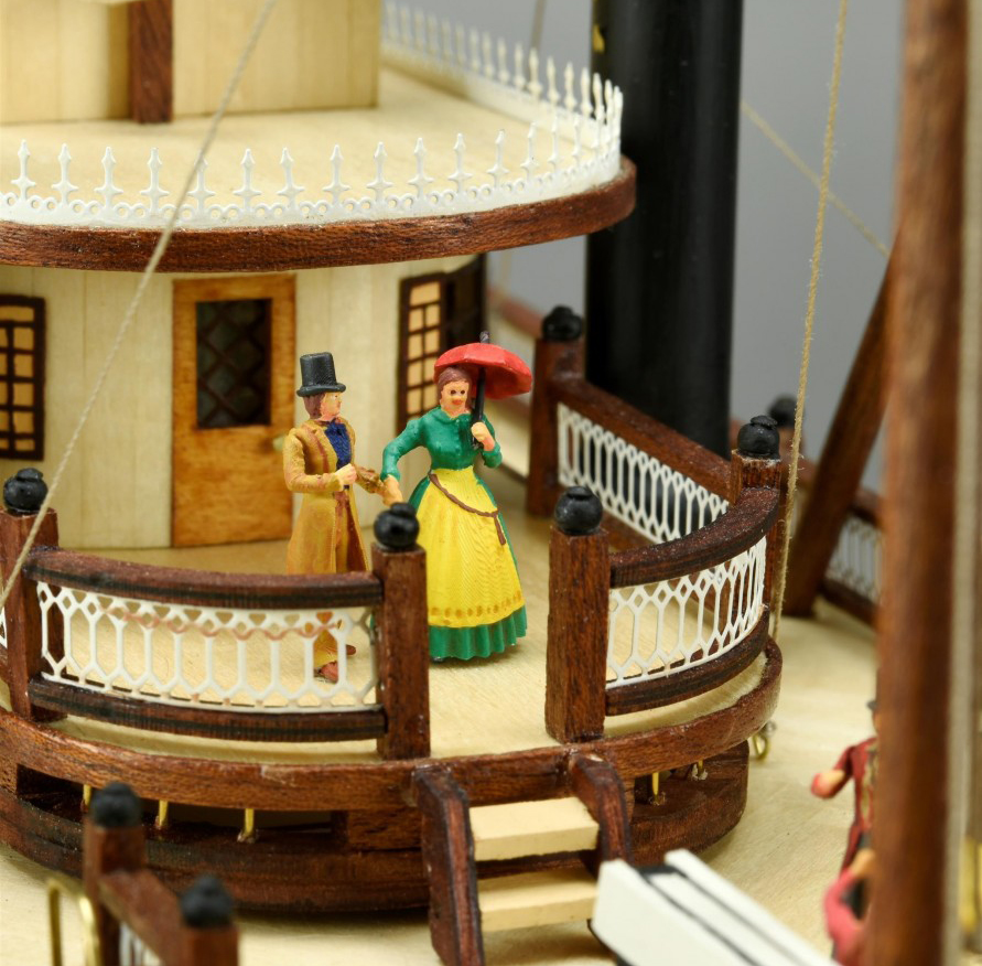 Ship Model Building. Figures for Model Ships: King of the Mississippi (20515F).