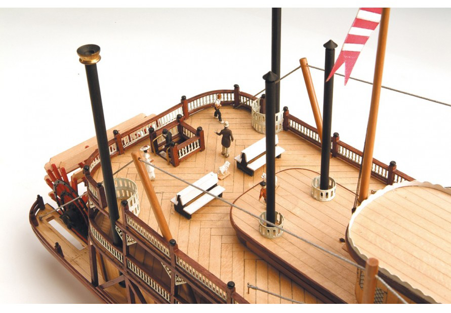 Modelismo Naval. Set de Figuras para Maquetas de Barcos: King of the Mississippi (20515F).