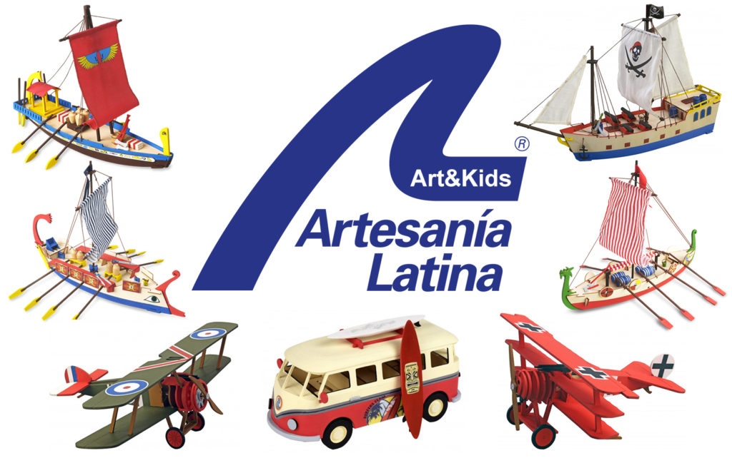 Colección Art&Kids de Modelos a Escala en Madera para Construir. Dirigida a Niños Mayores de 8 Años