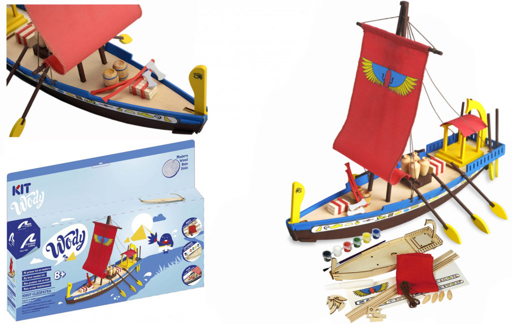 Model Kits for Children +8. Art&Kids Collection: Cleopatra's Egytian Galley.