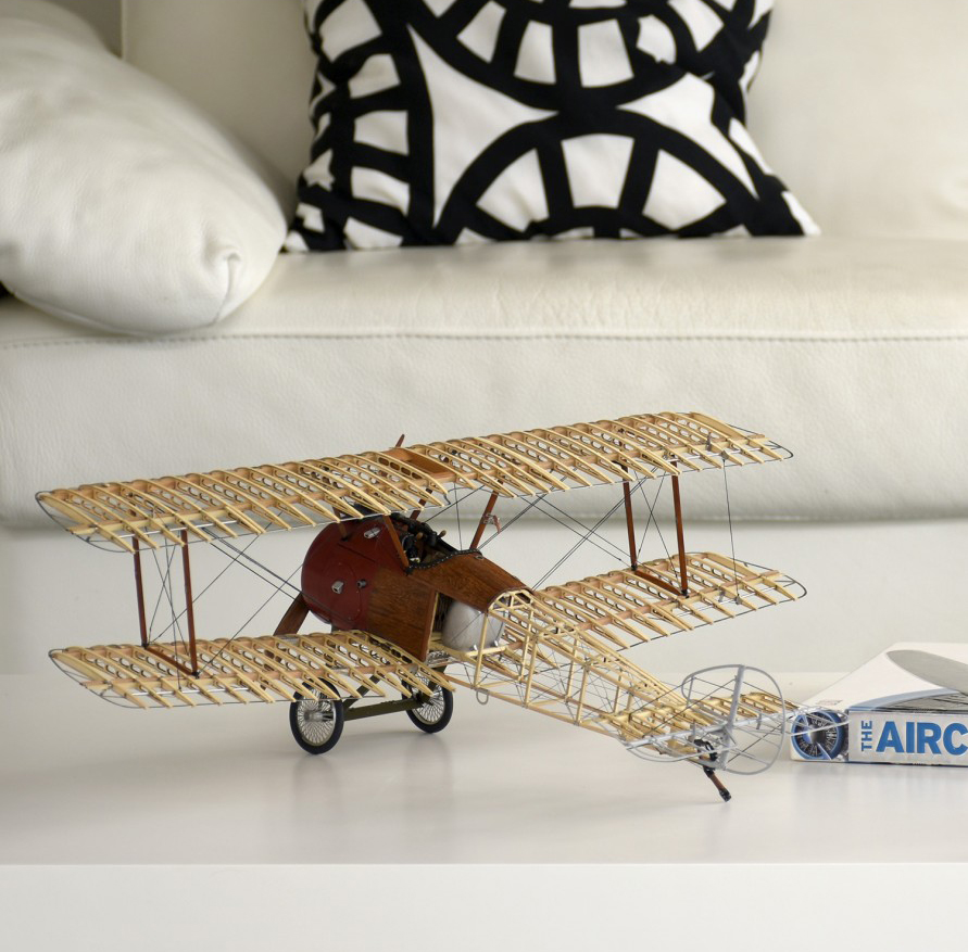 Airplane Model Pack of British Fighter Sopwith Camel (20351-L) by Artesania Latina.