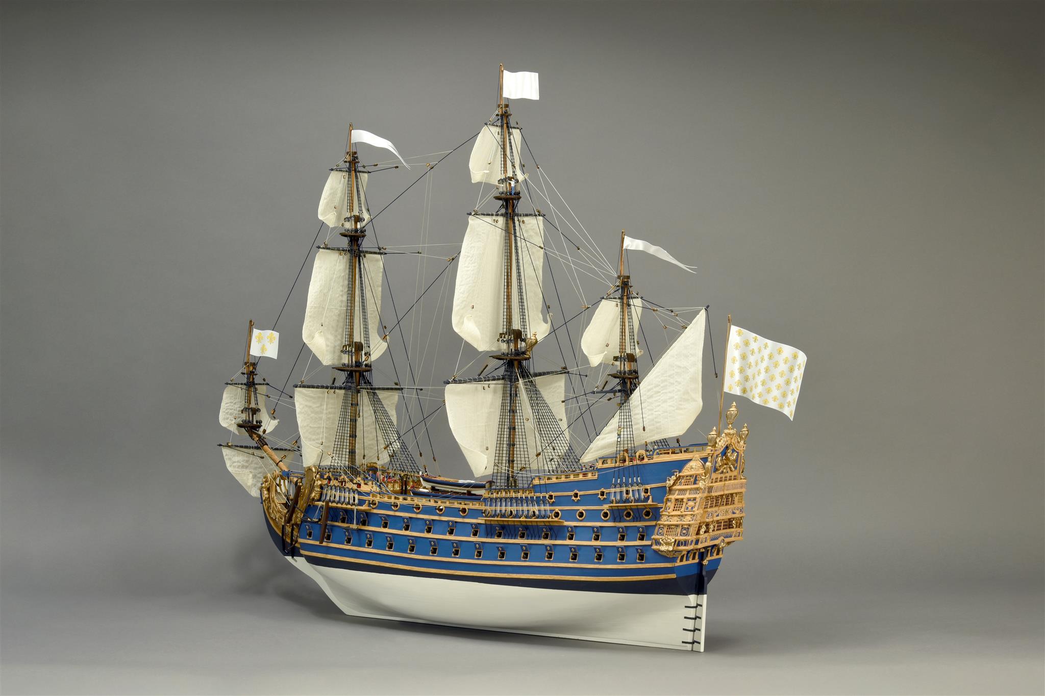 Wooden French Warship Model Soleil Royal 1/72 (22904).