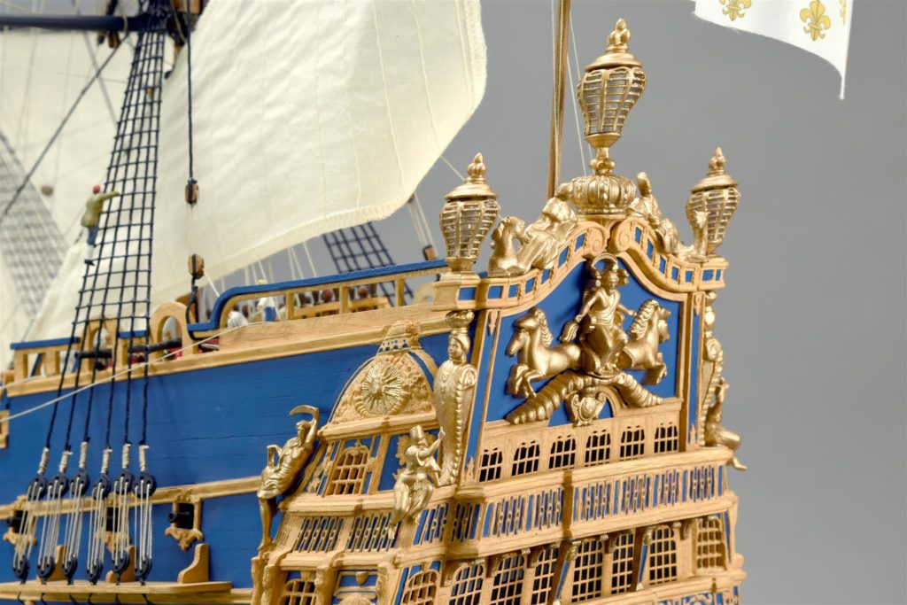 Artesania Latina 1/72 LE Soleil Royal Louis XIV's Flagship w/ Figurines  Scaled Wooden Model Kit