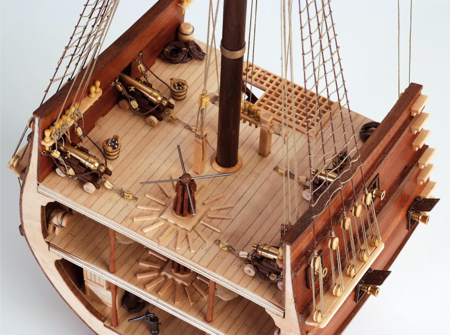 Galleon Model Kit. Section of San Francisco II at 1/50 Scale (20403).