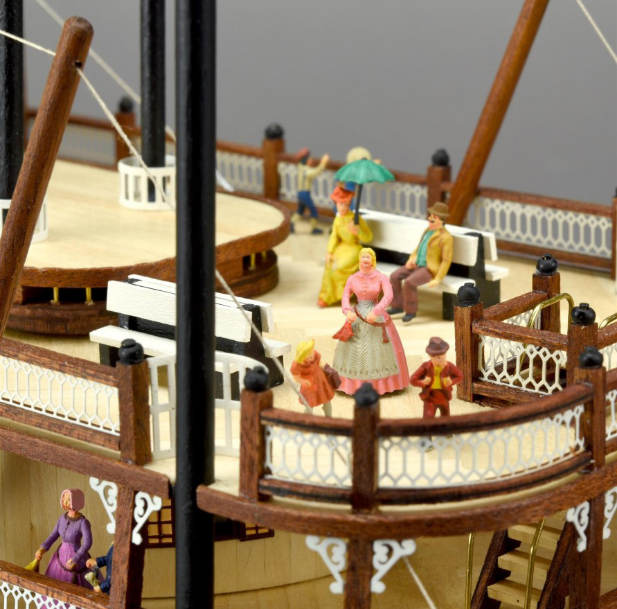 Modélisme Naval. Figurines pour Maquettes de Bateaux: King of the Mississippi (20515F).