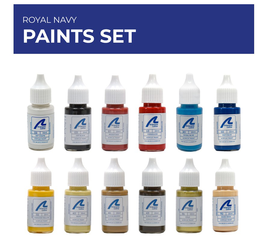 Paints for Model Ships. Royal Navy (277PACK11).