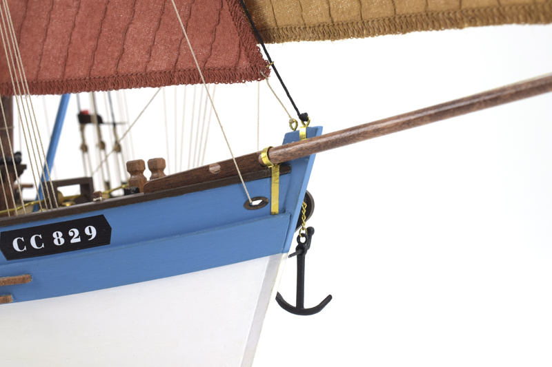 Tuna Boat Model Marie Jeanne (22175): 2022 Renewed modeling kit made of wood.