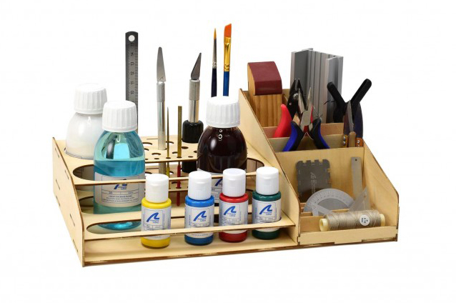 Modeler's Paints and Tools Organizer by Artesanía Latina (27648-TP).
