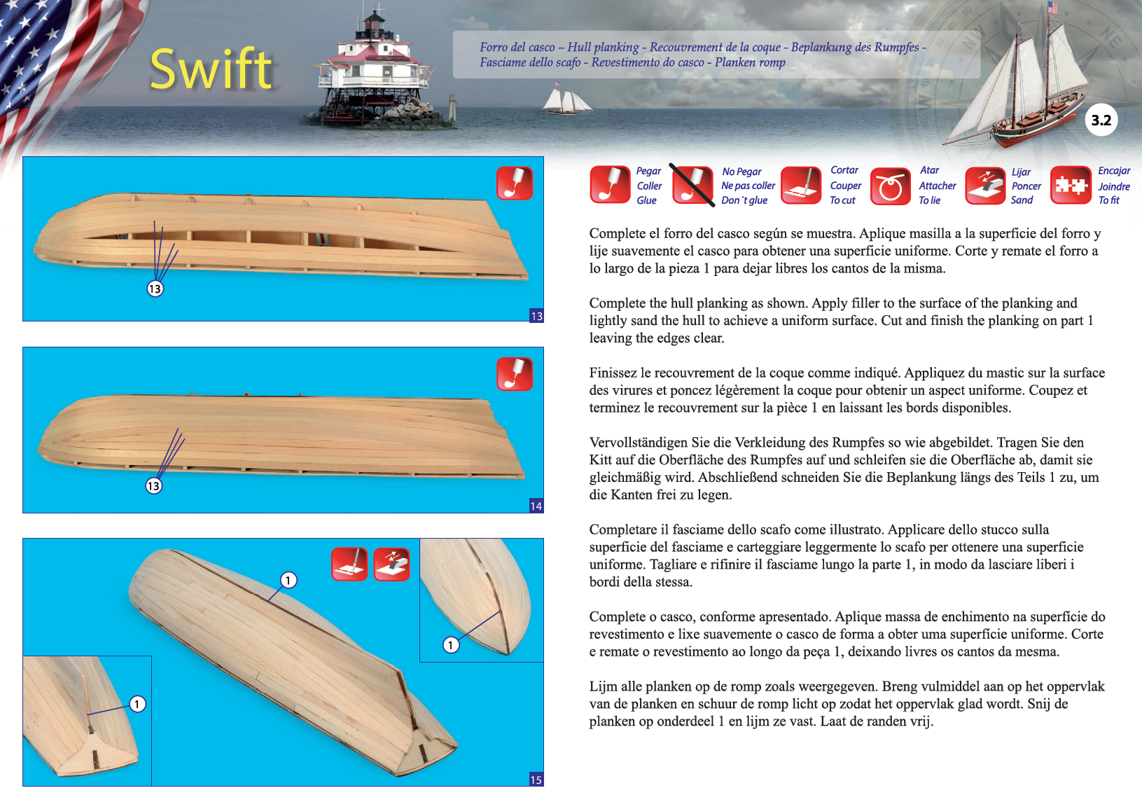 Swift Wooden Model Ship: New Presentation for 1805 Virginia Pilot Boat