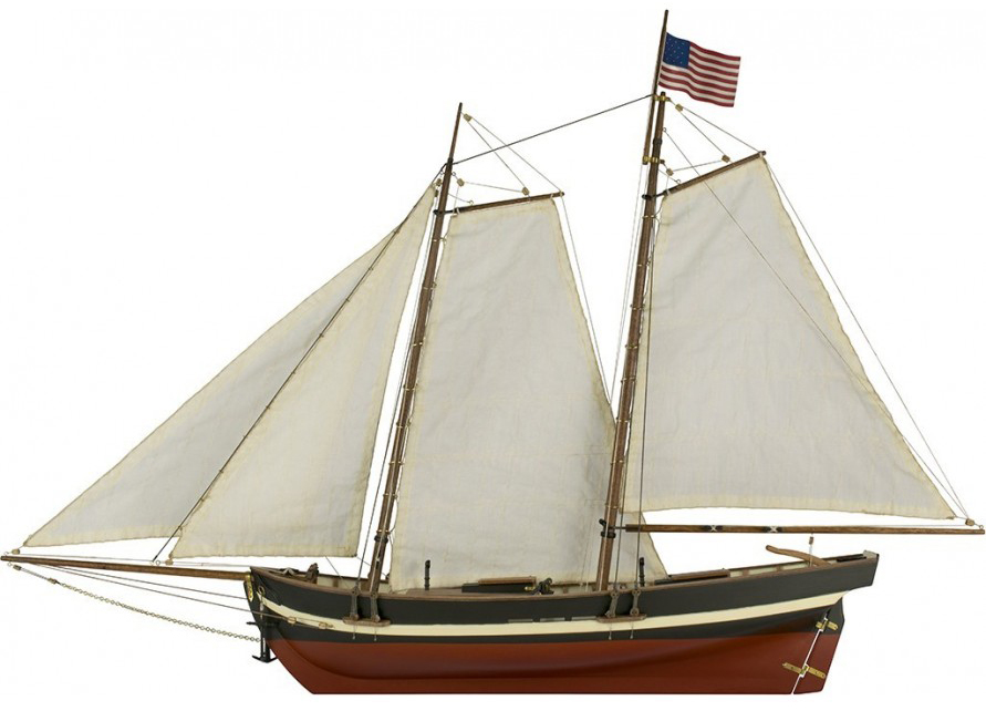 Maquette en Bois Swift 1805 (22110N) avec Présentation Rénové pour le Bateau-Pilote de Virginia (États Unis).