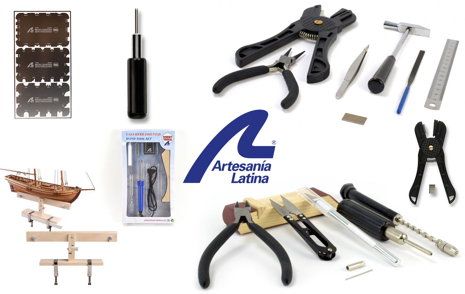 Coffrets de Outils pour Modélisme Naval d'Artesanía Latina.