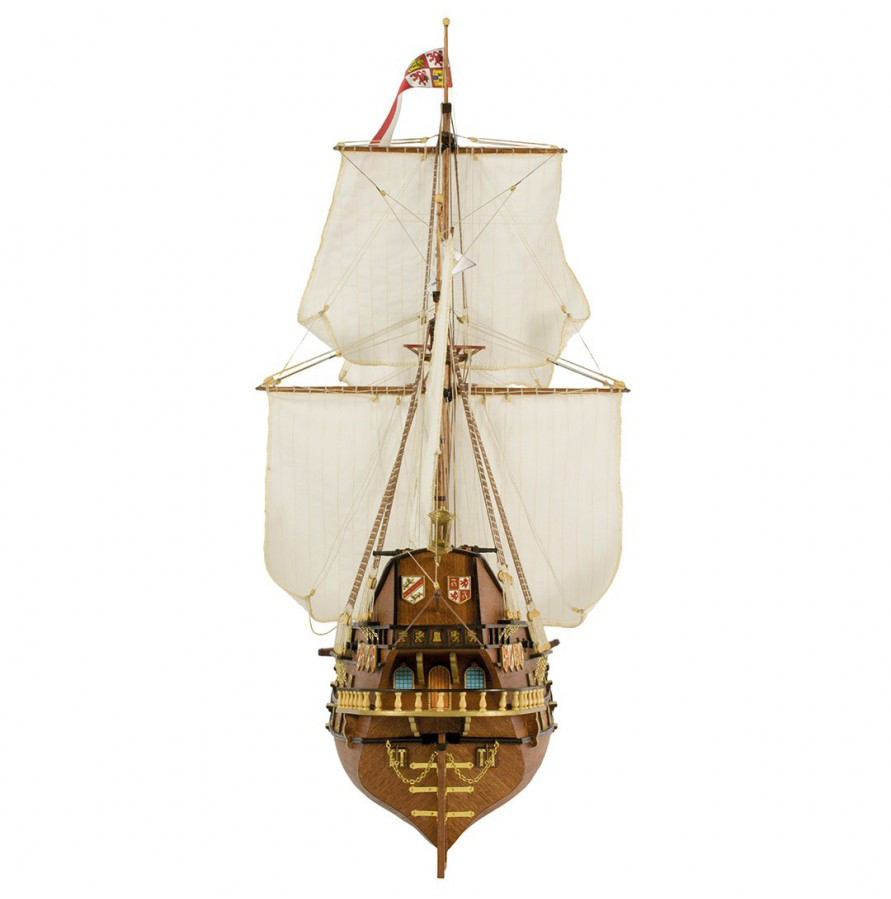 Galleon Model in Wood San Francisco II (22452-N) 1:90 Scale for Intermediate Level Modelers.