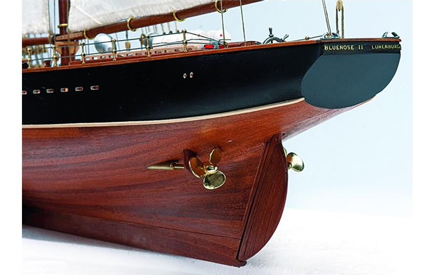 Sailboat Model Bluenose II (22453) at 1:75 scale by Artesania Latina: Regatta and Fishing Schooner.