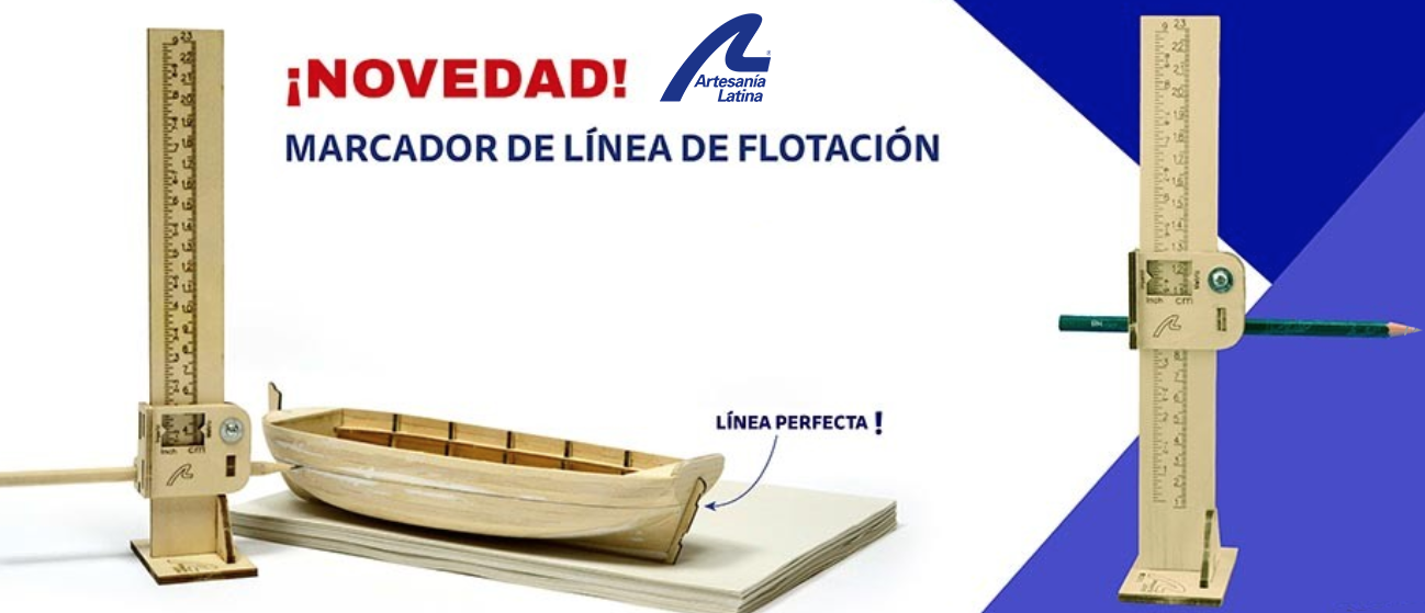 Marcador Línea de Flotación (27649) para Modelismo Naval de Artesanía Latina.