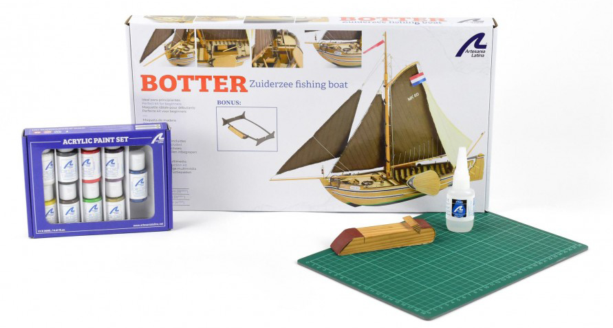 Botter Model Ship Gift Pack (22125L) by Artesanía Latina.