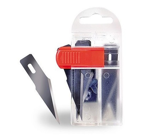 Cutting Tools for Modeling: Safety Dispenser with 10 Blades for Cutter #5 (27631) by Artesania Latina.