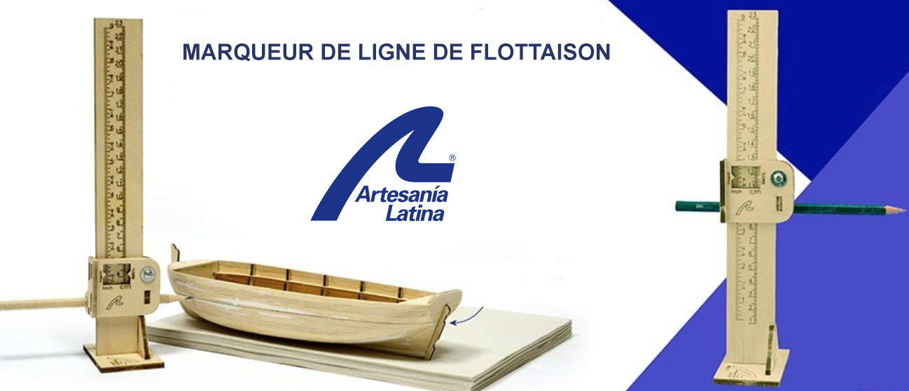 Marqueur Ligne de Flottaison (27649) pour Maquettes de Bateaux d’Artesanía Latina.