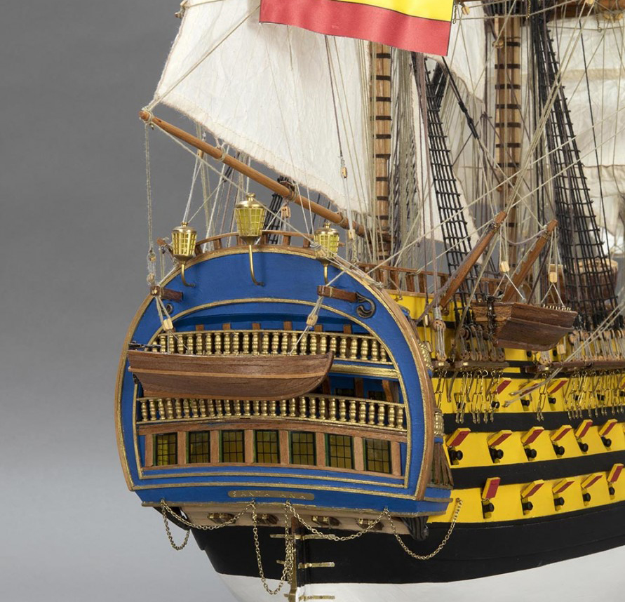 Santa Ana Model Ship (22905-N) in Wood at 1:84 Scale. Trafalgar 1805 Limited Edition by Artesania Latina. 