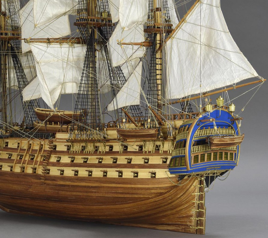Santa Ana Model Ship (22905-N) in Wood at 1:84 Scale. Trafalgar 1805 Limited Edition by Artesania Latina. 