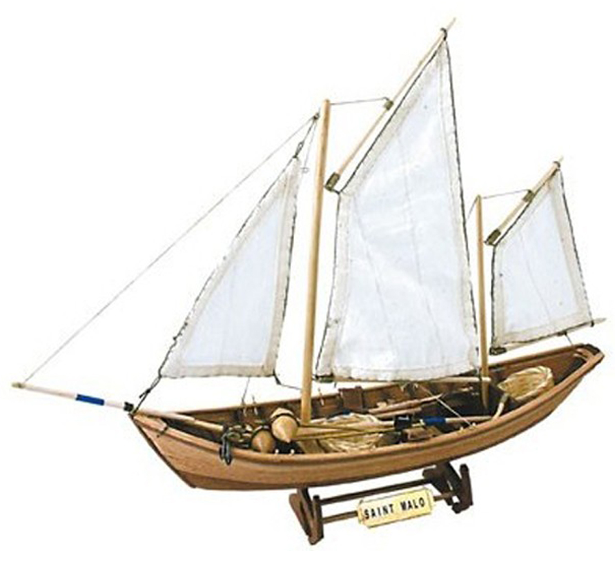 Maquetas de Barcos de Pesca en Madera para Construir: Saint Malo (19010) de Artesanía Latina.