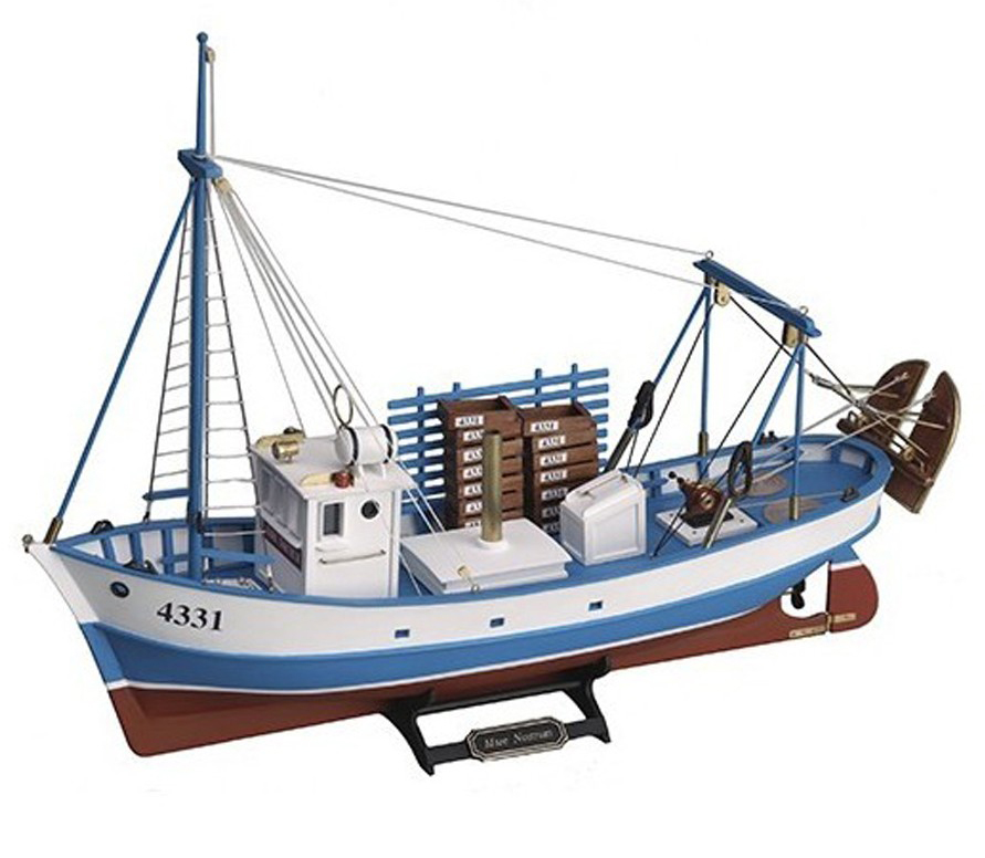 Fishing Boat Models in Wood: Mare Nostrum (20100-N) by Artesanía Latina.